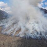 Smoke coming off a controlled Burn